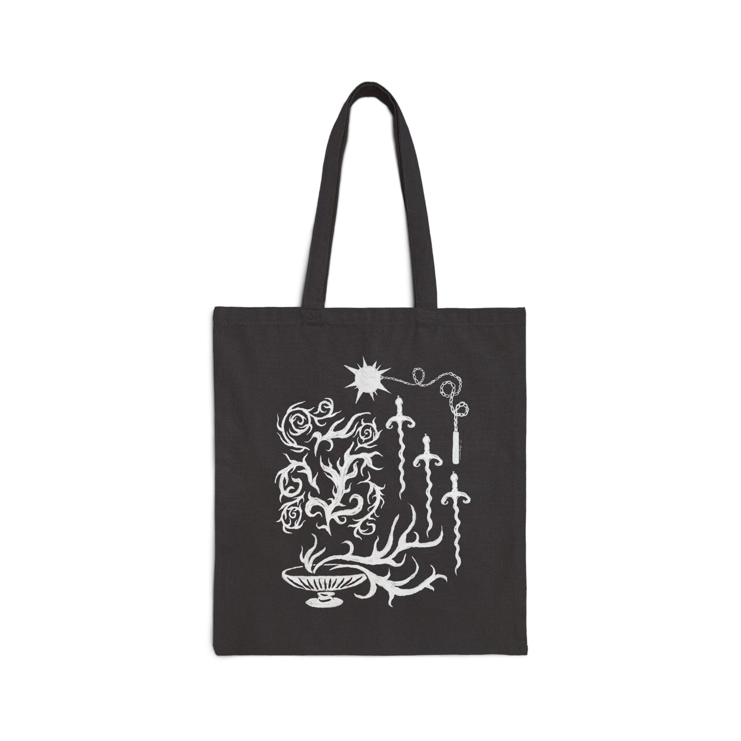 Contrast Canvas Tote Bag