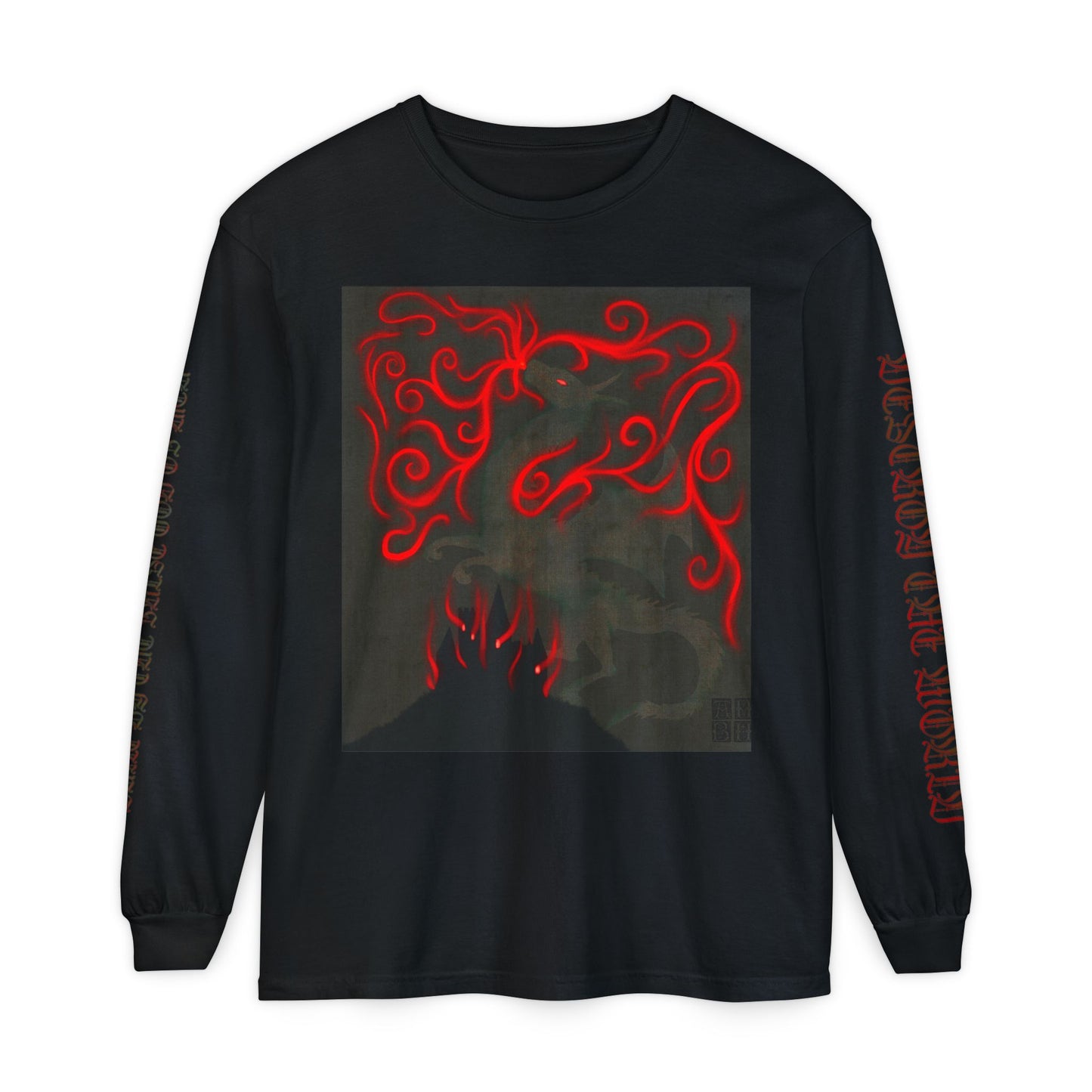 DESTROYER -  Graphic Long Sleeve Tee