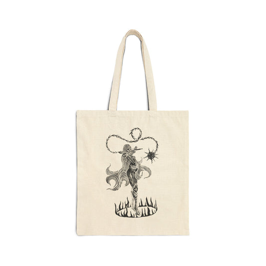 Fire Starter - Cotton Canvas Tote Bag